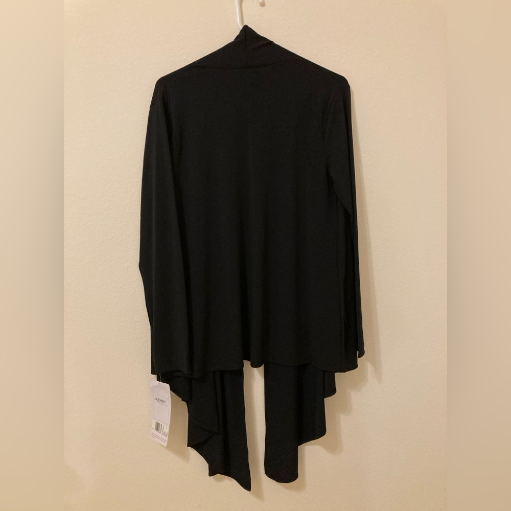 Jockey Person to Person Black Wrap Cardigan Size S NWT - Picture 5 of 5